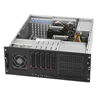 Supermicro SuperChassis 842TQC-668B - Rack - Server - Schwarz - Grau - ATX - EATX - micro ATX - 4U - Ventilatorausfall - HDD - Netzwerk - Leistung