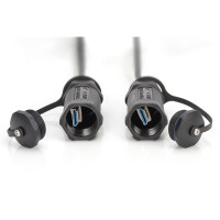 DIGITUS - AK-330130-100-S - HDMI AOC 4K Kab. gepanzert 10m