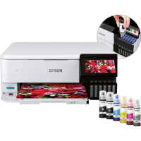 Epson EcoTank ET-8500 - Tintenstrahl - Farbdruck - 5760 x 1440 DPI - Farbscan - A4 - Weiß