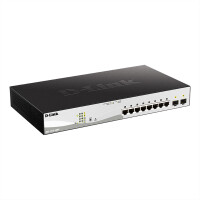 D-Link 10-Port Layer2 PoE+ Smart Managed Gigabit Switch8...