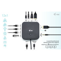 i-tec USB-C HDMI+2x DP Dock PD HDM