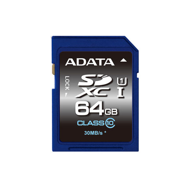 ADATA SDXC 64GB - 64 GB - SDXC - Klasse 10 - UHS - Blau