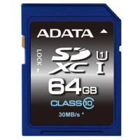 ADATA SDXC 64GB - 64 GB - SDXC - Klasse 10 - UHS - Blau