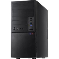 Inter-Tech IT-6865 - Micro Tower - PC - Schwarz - 14 cm -...