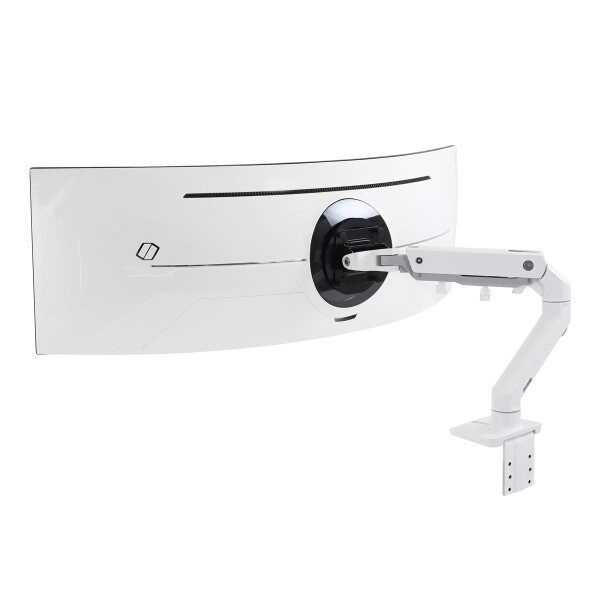Ergotron HX Desk Monitor Arm with HD Pivot White