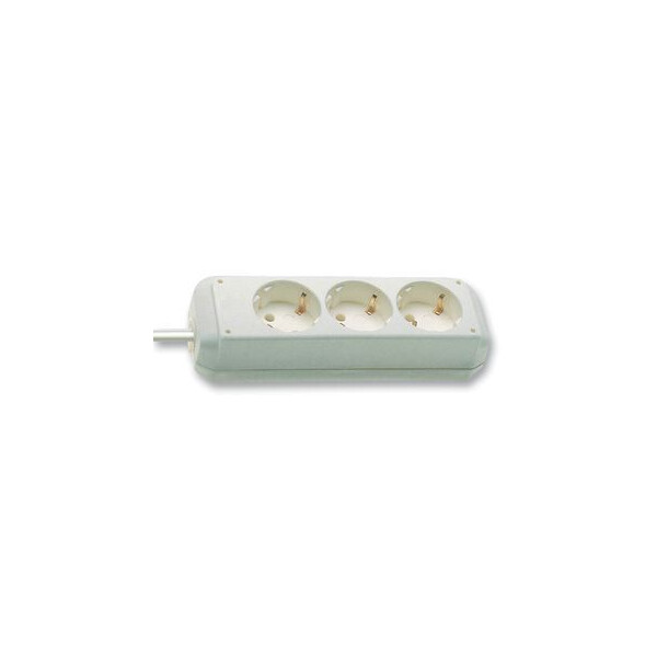 Brennenstuhl Eco-Line - 3 AC-Ausgänge - Typ H - Weiß - 1,5 m - 170 mm