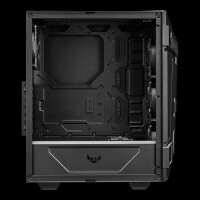 ASUS TUF Gaming GT301 - Midi Tower - PC - Schwarz - ATX - micro ATX - Mini-ATX - Acrylnitril-Butadien-Styrol (ABS) - Stahl - Gehärtetes Glas - 16 cm