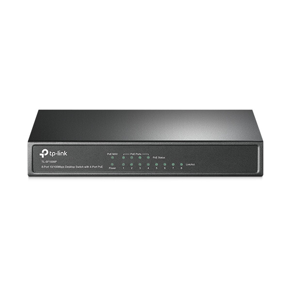 TP-LINK TL-SF1008P - Switch - 4 x 10/100 (PoE) + 4 x 10/100