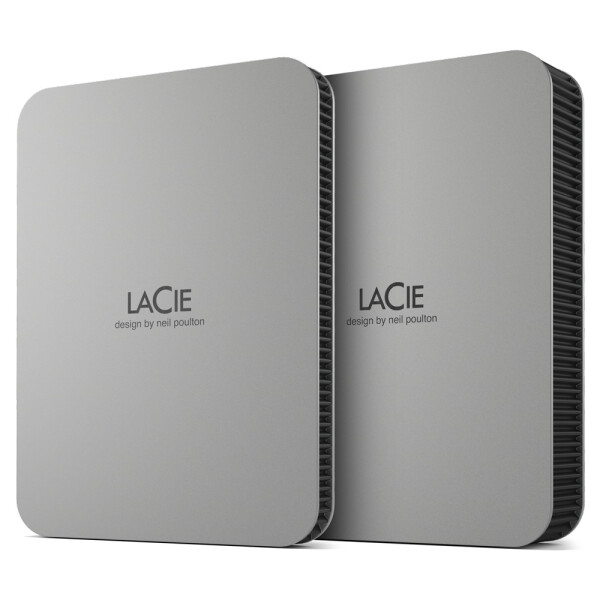 LaCie Mobile Drive 1 TB USB 3.1 USB TYPE C Moon Silver w/Rescue