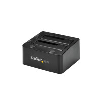 StarTech.com USB 3.0 Dual SSD/HDD Dock w/ UASP for 2.5/3.5in - SATA 6 Gbps - Speicher-Controller