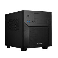 Chieftec CI-02B-OP - Cube - PC - Schwarz - micro ATX - Mini-ITX - SPCC - Heimbüro