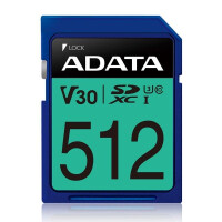 ADATA Premier Pro - 512 GB - SDXC - Klasse 10 - UHS-I - 100 MB/s - 80 MB/s