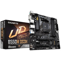 Gigabyte B550M DS3H - AMD - Socket AM4 - AMD Ryzen 3 3rd Gen - 3rd Generation AMD Ryzen 5 - 3rd Generation AMD Ryzen 7 - 3rd Generation AMD... - DDR4-SDRAM - 128 GB - DIMM