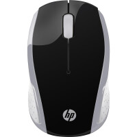 HP 200 - Beidhändig - RF Wireless - 1000 DPI - Silber