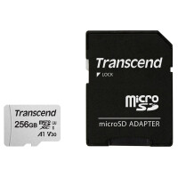 Transcend 300S - 256 GB - MicroSDXC - NAND - 95 MB/s - 40 MB/s - Class 3 (U3)