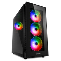 Sharkoon TG5 Pro RGB - Midi Tower - PC - Schwarz - ATX -...