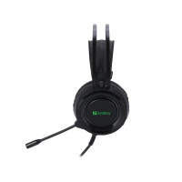 SANDBERG 126-22 - Kopfhörer - Kopfband - Gaming - Schwarz - Binaural - 2,1 m