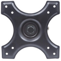 Manhattan Monitor-Wandhalterung - Geeignet für Bildschirme von 13" bis 22"* und bis zu 15 kg - Festmontage - 15 kg - 25,4 cm (10 Zoll) - 55,9 cm (22 Zoll) - 75 x 75 mm - 100 x 100 mm - Schwarz