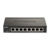 D-Link Switch 8G PoE+ 64W L2 managed 8x10/100/1000 PoE -...