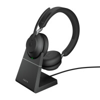 Jabra Evolve2 65 - UC Stereo - Kopfhörer - Kopfband - Büro/Callcenter - Schwarz - Binaural - Bluetooth-Pairing - Multi-key - Abspielen/Pause - Track < - Ortung > - Lautstärke + - Lautsärke -