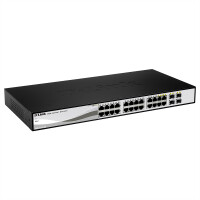 D-Link 24-Port Layer2 PoE Gigabit Smart Managed Switch|green 3.0 24x - Switch - Glasfaser (LWL)