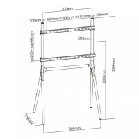 Techly TV Standfuß, Tripod Style, LCD TV LED 49"-70"