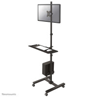 Neomounts Mobile Workplace Floor Stand monitor...