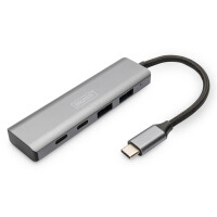 DIGITUS - DA-70245 - USB-C 4 Port HUB