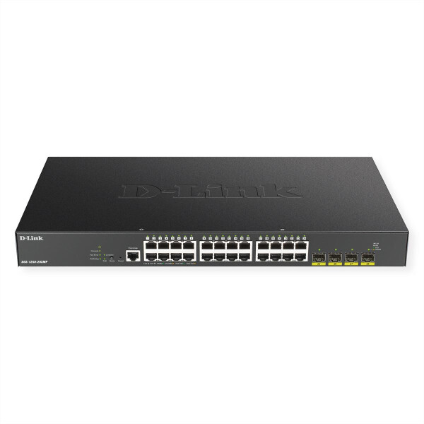 D-Link 28-Port Smart Managed PoE+ Gigabit Switch 4x 10G|green 3.0 24x - Switch - Glasfaser (LWL)