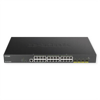 D-Link 28-Port Smart Managed PoE+ Gigabit Switch 4x...