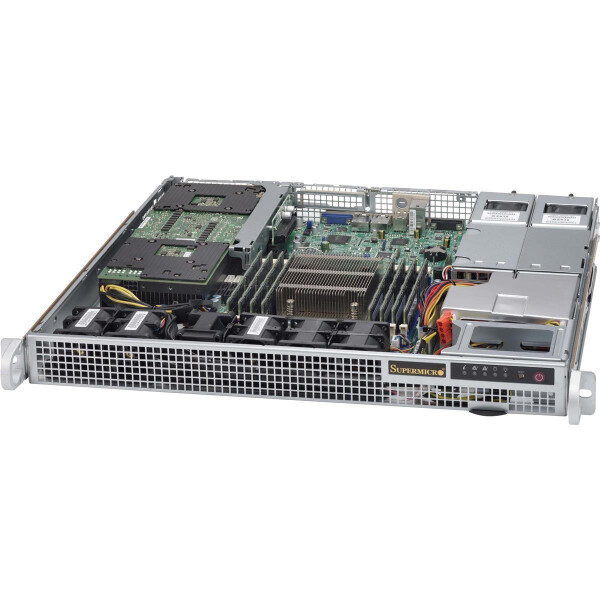 Supermicro SuperChassis 514-R407W - Rack - Server - Grau - 1U - 400 W - 100 - 240 V