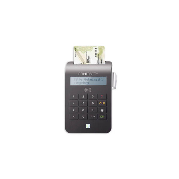 ReinerSCT Reiner SCT cyberJack RFID komfort - Schwarz - 1,5 m - USB 2.0 - 0 - 50 °C - -10 - 50% - 80 x 22 x 124 mm