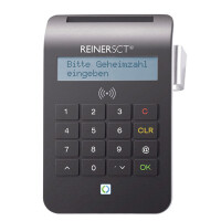 ReinerSCT Reiner SCT cyberJack RFID komfort - Schwarz - 1,5 m - USB 2.0 - 0 - 50 &deg;C - -10 - 50% - 80 x 22 x 124 mm