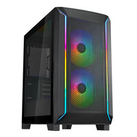 SilverStone FARA 312 Micro-ATX-Gehäuse Tempered...