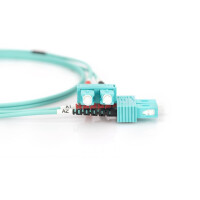 DIGITUS DK-2522-10/3 - LWL Patchkabel, Duplex, SC zu SC MM OM3 50/125 µ, 10 m