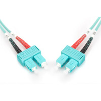 DIGITUS DK-2522-10/3 - LWL Patchkabel, Duplex, SC zu SC MM OM3 50/125 µ, 10 m