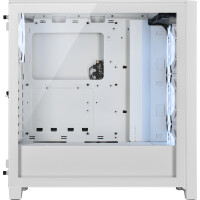 Corsair iCUE 4000D RGB Airflow Mid-Tower True White - Tower - ATX