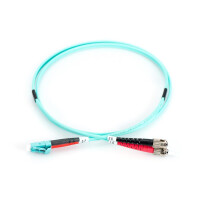 DIGITUS DK-2531-10/3 - LWL Patchkabel, Duplex, LC zu ST MM OM3 50/125 µ, 10 m