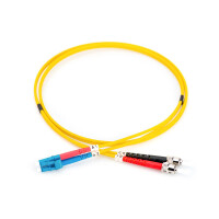 DIGITUS DK-2931-05 - LWL Patchkabel, Duplex, LC zu ST SM OS2 09/125 µ, 5 m