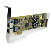 StarTech.com Dual Port PCI Express Gigabit Netzwerkkarte - PCIe PoE/PSE NIC Server Adapter - Eingebaut - Verkabelt - PCI Express - Ethernet - 2000 Mbit/s