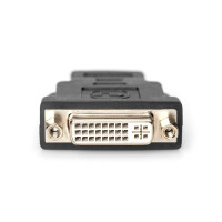 DIGITUS AK-330505-000-S - HDMI Adapter, Typ A - DVI-I(24+5) St/Bu, Full HD, sw
