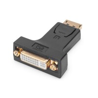 DIGITUS AK-340603-000-S - DisplayPort Adapter, DP - DVI-I...