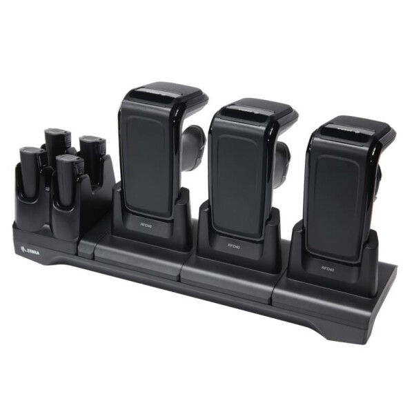 Zebra RFD40/RFD90 3 DEVICE SLOTS/4 TOASTER SLOTS COMMUNICATION CRADLE WITH SUPPORT FOR