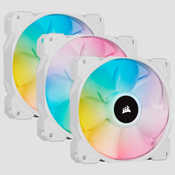 Corsair SP120 RGB ELITE - Ventilator - 12 cm - 400 RPM - 1500 RPM - 28 dB - 47,73 cfm