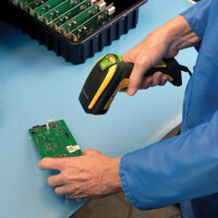 Datalogic PowerScan 9501 - Tragbares Barcodelesegerät - 2D - Verkabelt & Kabellos - Schwarz - Gelb - Akku - AC - USB