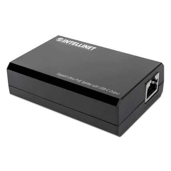 IC Intracom Gigabit Ultra PoE-Splitter mit USB-C-Ausgang 45W - 1 Gbps - Power over Ethernet