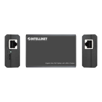 IC Intracom Gigabit Ultra PoE-Splitter mit USB-C-Ausgang 45W - 1 Gbps - Power over Ethernet