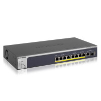 Netgear MS510TXPP Managed L2/L3/L4 Gigabit Ethernet (10/100/1000) Power over Ethernet (PoE) Grau - Managed - L2/L3/L4 - Gigabit Ethernet (10/100/1000) - Power over Ethernet (PoE) - Rack-Einbau