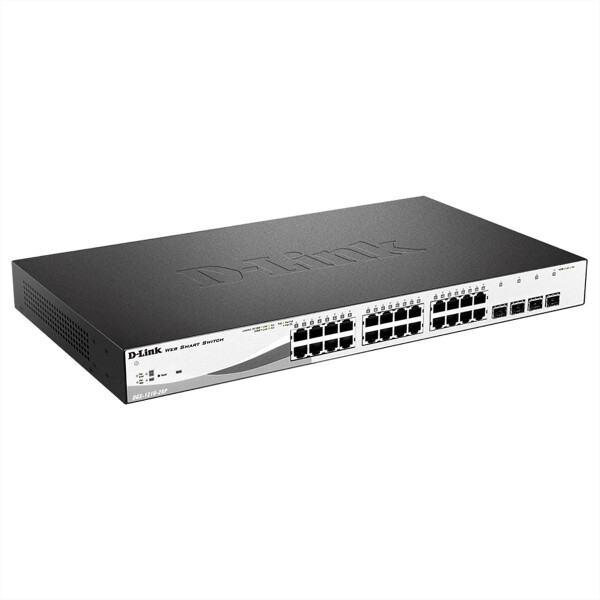 D-Link 28-Port Layer2 PoE Gigabit Smart Managed Switch|green 3.0 24x - Switch - Glasfaser (LWL)