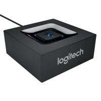 Logitech Bluetooth&reg; Audio Receiver - 3,5 mm - 20 m - Schwarz - AC - 50,8 mm - 57,1 mm
